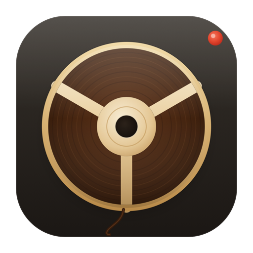 Tonband app icon: a tape reel